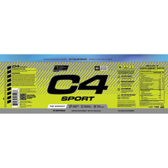 C4 Sport Pre Workout Powder Icy Blue Razz 20 Servings Energy Performance