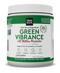Vibrant Health Green Vibrance Plant-Based Superfood Powder – 60 Servings