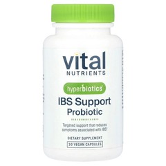2 X Vital Nutrients, Hyperbiotics�, IBS Support Probiotic, 30 Vegan Capsules