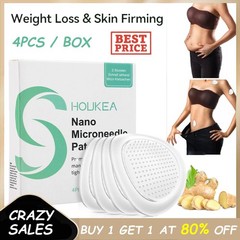 4/40PCS Nano Slimming Micro Needle Patch Unisex Slimming Microneedle Hoot Patch