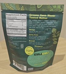 KULI KULI Moringa & Super Greens Superfood 60 Ct Gummies*Green Apple* EXP 1/2027