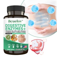 Digestive Enzymes w/ Prebiotic & Probiotics, Gas, Constipation & Bloating Relief