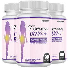 Femme Viva+-Menopause Balance Support/Women’s Health- 3 Bottles- 270 Capsules