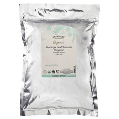 2 X Starwest Botanicals, Organic Moringa Leaf Powder, 1 lb (453.6 g)