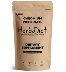 Chromium Picolinate Powder – 1000 mcg per serving – Carbohydrate, Fat Breakdown