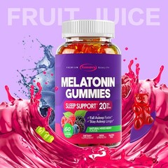 Melatonin Gummies 20mg – Improve Sleep Quality, Relieve Stress and Anxiety