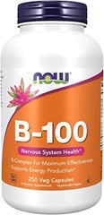 NOW Foods Vitamin B-100, 250 Veg Capsules