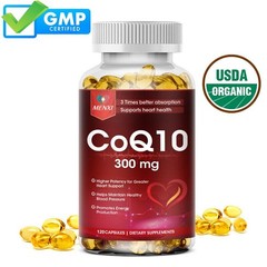 Co Enzyme Q10 300mg Softgel Capsules Anti Oxidant Anti Ageing Natural Supplement