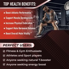 Male Enhancement 120 Capsule Enhances Strength Stamina Increases Energy Vitality
