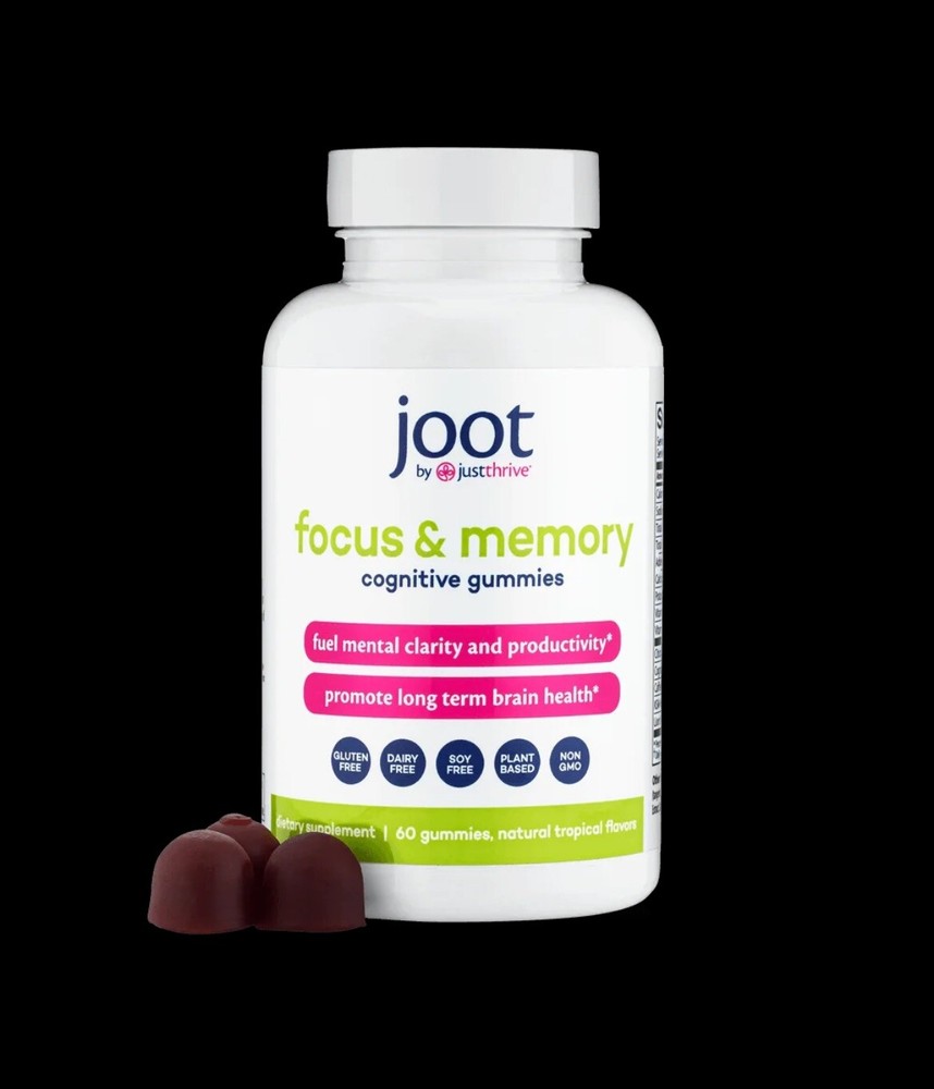 Focus & Memory Gummies – Improve Memory, 60 Count, Fitness Supplement