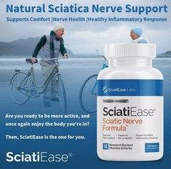 3 Pack SciatiEase Labs Sciati Ease Sciatic Nerve Formula 120 Cap NEW