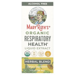 2 X MaryRuth’s, Organic Respiratory Health Liquid Extract, Alcohol Free, 1,180