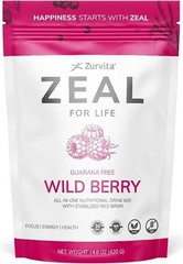 Zurvita Zeal for Life GLUTEN FREE VEGAN WILD BERRY (14.8oz) 04/2028!