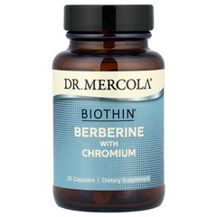 2 X Dr. Mercola, Biothin�, Berberine with Chromium, 30 Capsules