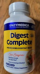 Enzymedica Digest Complete Digest Enzymes Relives Gas/Bloating Exp.6/26 180 Cap