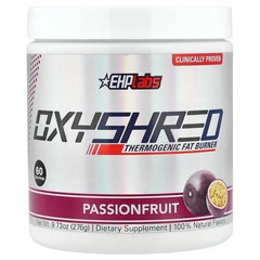 2 X EHPlabs, OxyShred, Thermogenic Fat Burner, Passionfruit, 9.73 oz (276 g)