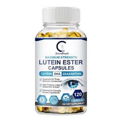 Lutein 20mg Zeaxanthin 4mg Capsules – Sight Care & Eye Strain Relief, 120ct