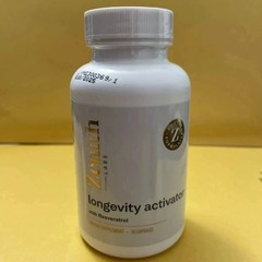 Zenith Labs Longevity Activator w/ Resveratrol 60 Capsules Supplement, Pack of 5