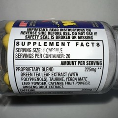 SWARM Extreme Energizer Weight Loss 20 ct Lot of 10 X= ( 200 Capsules)