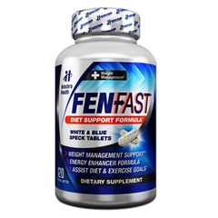 FENFAST® 375 Real Diet Pills + Caffeine Official White/Blue Tablets 120ct