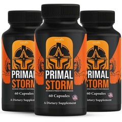 (3 Pack) Primal Storm Performance Support, PrimalStorm Capsules