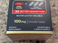 Qunol Ultra CoQ10 100mg Dietary Supplement 120 Softgels exp: 12/2028