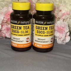Mason Natural Green Tea EGCG-Slim With Apple Cider Vinegar Weight Management