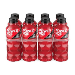 POWERADE Fruit Punch Electrolyte Sports Drink Bottles, 20 fl oz, 8 PackPOWERADE