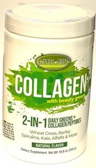 Collagen with beauty greens 2-in-1 Daily Greens + Collagen Peptides and More