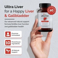 2 Packs UpWellness Ultra Liver Supplement designed for Liver Wellness &