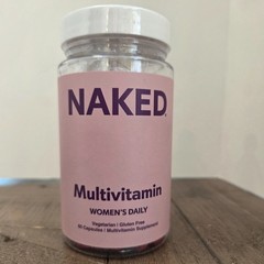 NAKED Nutrition Women’s Daily Multivitamin A C E Selenium Zinc Gluten-Free