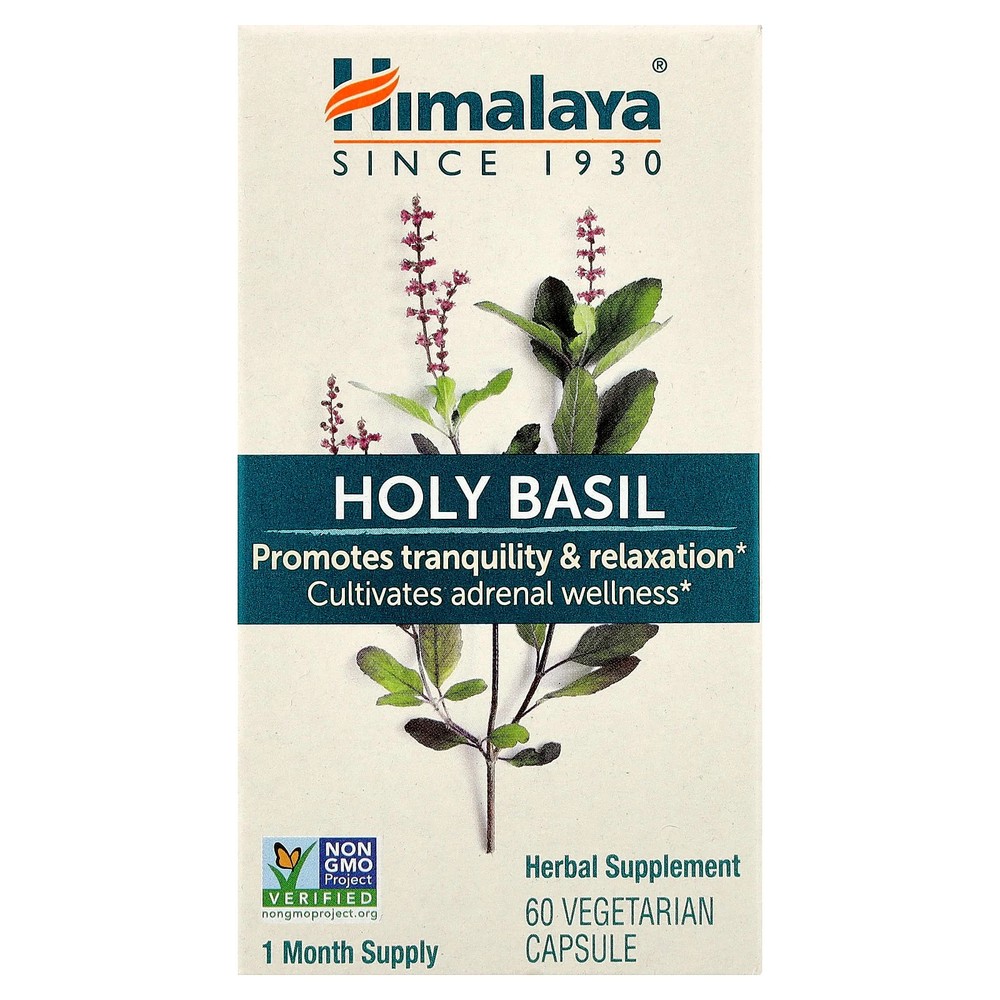 2 X Himalaya, Holy Basil, 60 Vegetarian Capsules