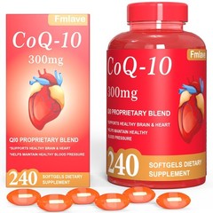 CoQ-10 300mg Antioxidant Heart Health Support, Q10 Increase Energy 240 Capsules