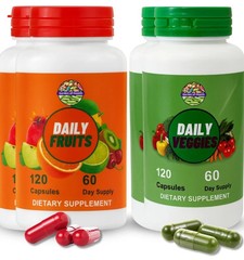 Garden Of Health Fruits Veggies Whole Food Capsules Daily Nutrition 240 Caps _
