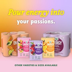 Energy Peach Mango Energy Drink, 8 fl oz Can (12 Pack)