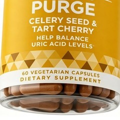 Purge! Uric Acid Flush Detox Cleanse Joint Support & Active Mobility Tart Cherry