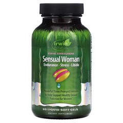 Irwin Naturals Sensual Woman support Endurance Stress Libido 60 Liquid Soft-Gels