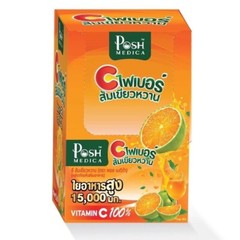 6x Posh Medica Tangerine C Fiber Powder Drink Help Excretion Vitamin C Probiotic