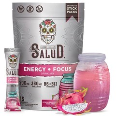 Taste Salud Salud 2-In-1 Energy Drink Dragon Fruit 15 Servings