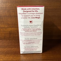 MegaRed Ultra Concentrate Omega-3 Krill Oil 750mg 80 Softgels Expires 01/2028