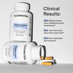 NEW! CLEARSTEM Hormonal Acne Supplement,for Mood Stress DIM for Hormone Balance