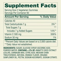 Spring Valley Extra Strength Vitamin C, 500 Mg Vegetarian Gummies, 120 Count NE
