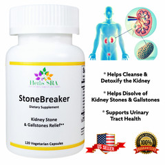 STONE ROOT, GRAVEL ROOT, HYDRANGEA ROOT, 120 Capsules, Kidney Stone Crusher,