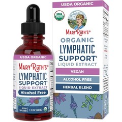MARYRUTH’S Lymphatic Support Liquid Drops USDA Organic | Herbal Blend with Echin