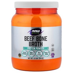 2 X NOW Foods, Sports, Beef Bone Broth Protein Powder, 1.2 lbs (544 g)