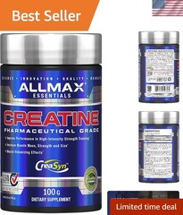 Micronized Creatine Monohydrate 3.53 Oz – Fast Absorption & Easy Mixing Formula