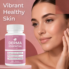 (2 Pack) Derma Essential Probiotics Advanced Healthy Skin Support 60 Capsules