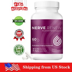 NERVE RENEW Advanced Nerve Support – with R-Alpha Lipoic Acid and Vitamin B