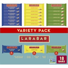 Larabar Fruit and Nut Bars Variety Pack, Gluten Free and Vegan, 28.8 oz, 18 Ct