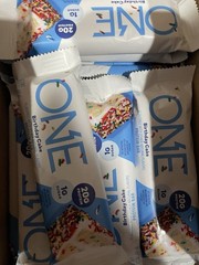 One Bar Birthday Cake[ 100 Ct ] Protein Bars Lot Free Shipping!